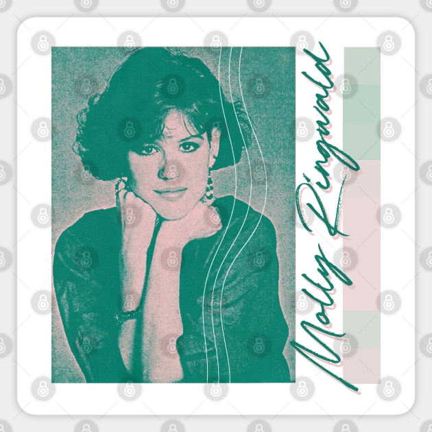 Molly Ringwald / / 80s Style Aesthetic Fan Design Sticker by unknown_pleasures